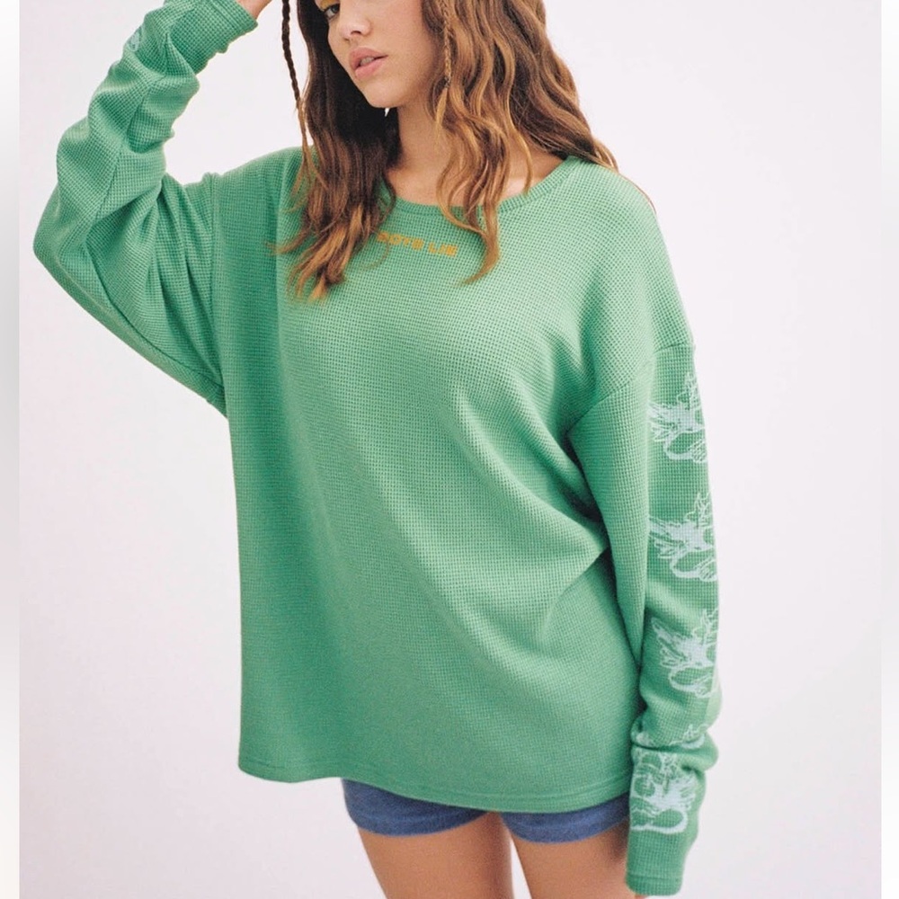 Boys Lie Honeydew Thermal Long Sleeve
